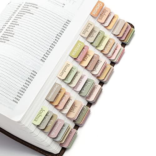 Climberty Bible Tabs, 75 Tabs, Boho Theme, Laminated Bible Index for Women and Men, Bible Tabs for Chanting, Recitation, Studying, 3.5x3.5cm Per One Climberty Bible Tabs, 75 Tabs, Boho Theme, Laminated Bible Index for Women and Men, Bible Tabs for Chanting, Recitation, Studying, 3.5x3.5cm Per One